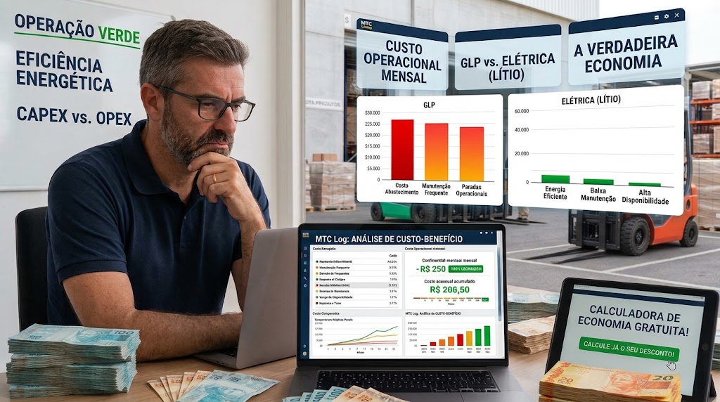Economizar Trocando Empilhadeiras